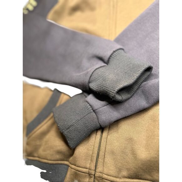 US HONOR US Air Force Full-Zip Hooded Sweatshirt Men's XL Gray Navy - Picture 12 of 13